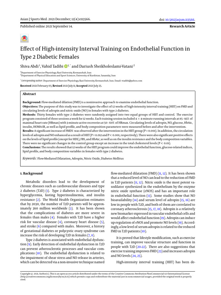 Abdi Et Al. - 2021 - Effect of High-Intensity Interval Training On ...