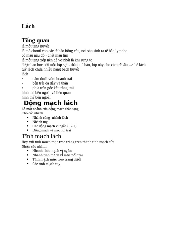 Lách | PDF
