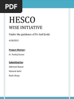 Hesco: Wise Initiative