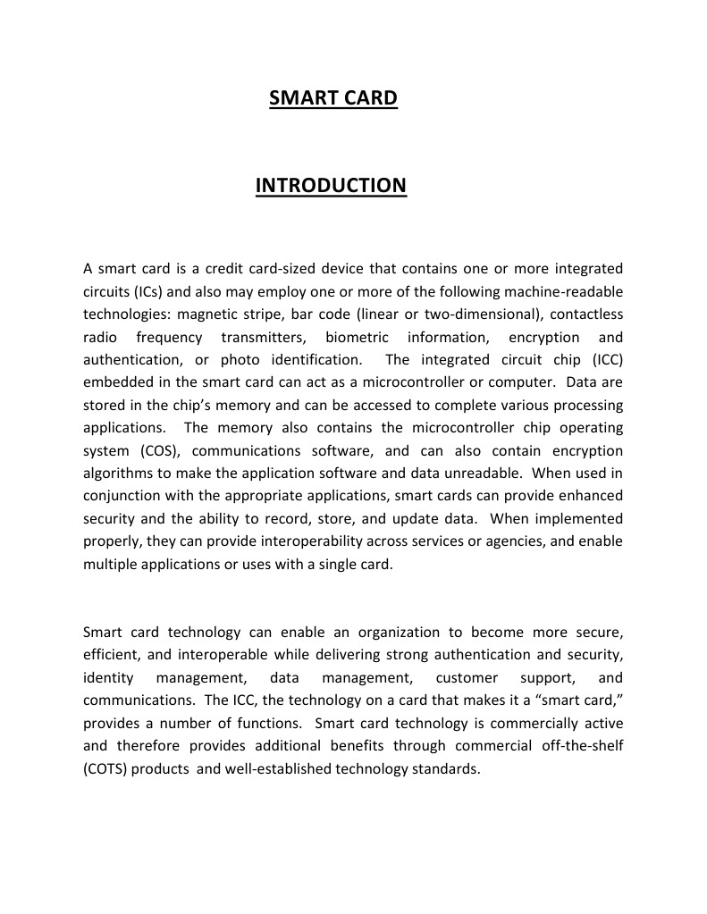 Smart Card Technology Overview | PDF | Smart Card | Public Key Cryptography
