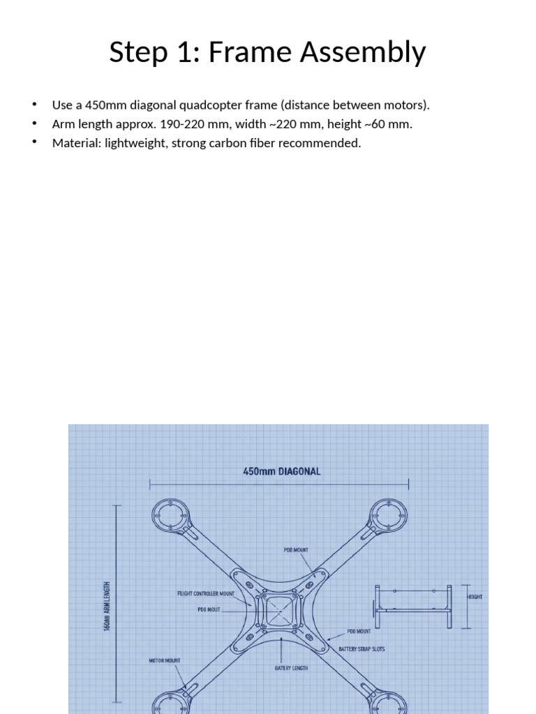 Quadcopter Assembly Guide: Step-by-Step | PDF
