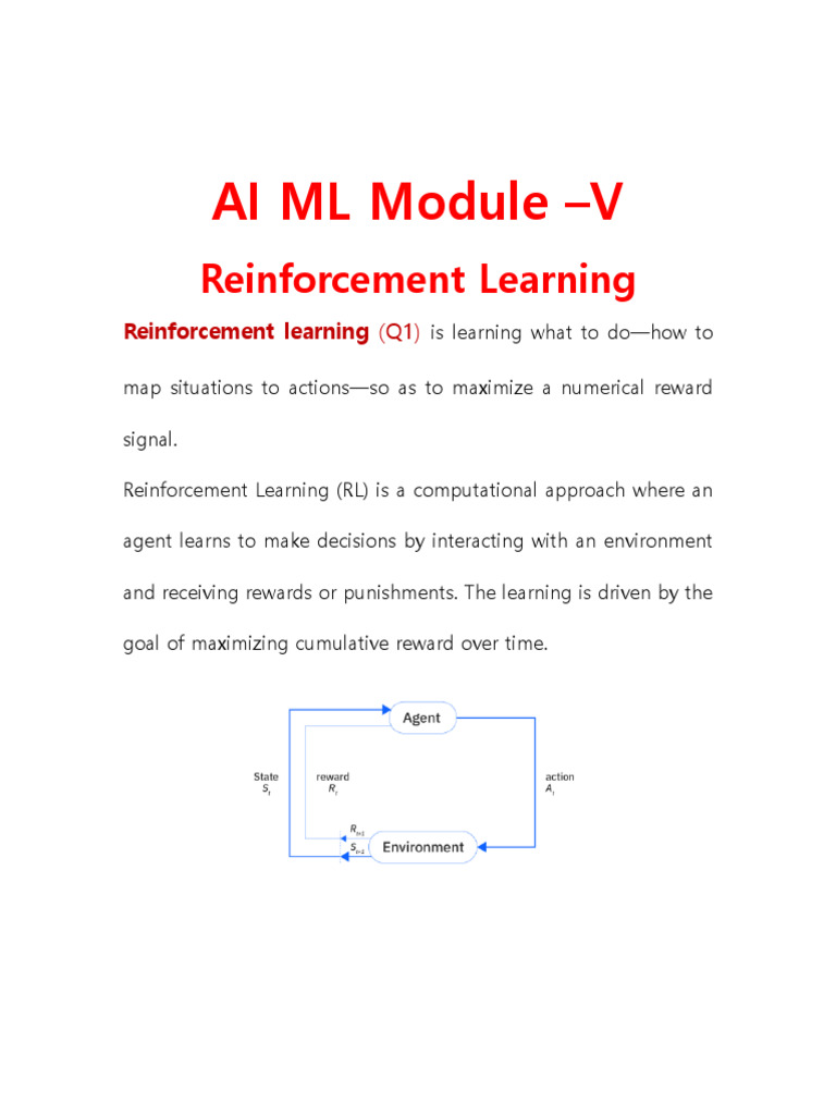 Reinforcement Learning Overview and Applications | PDF | Applied ...