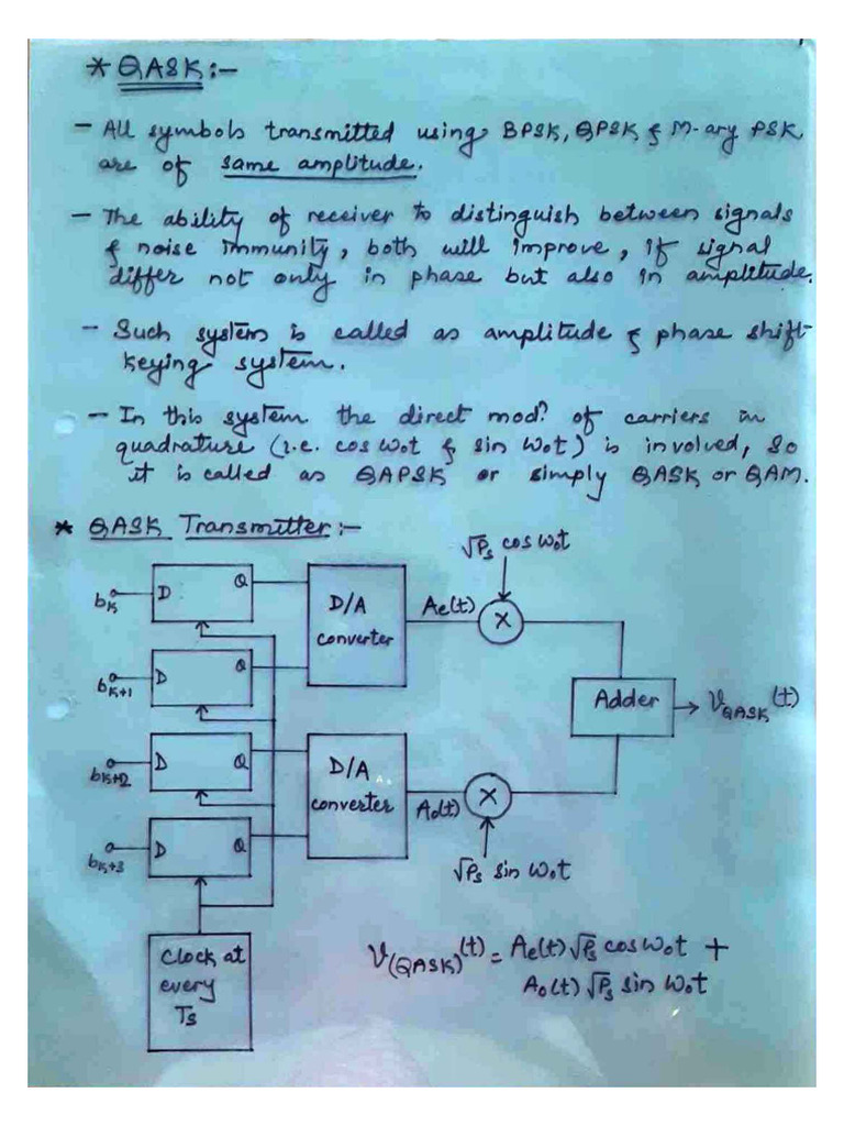 Note - DCOM - Unit-3 - Digital Communication II | PDF