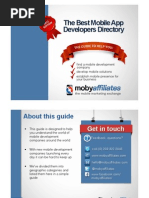 Download Mobile App Developers Guide by mobyaffiliates SN92703335 doc pdf