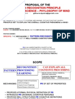 Pattern Recognition Principle To Cognitive Science - Phylosophy of Mind