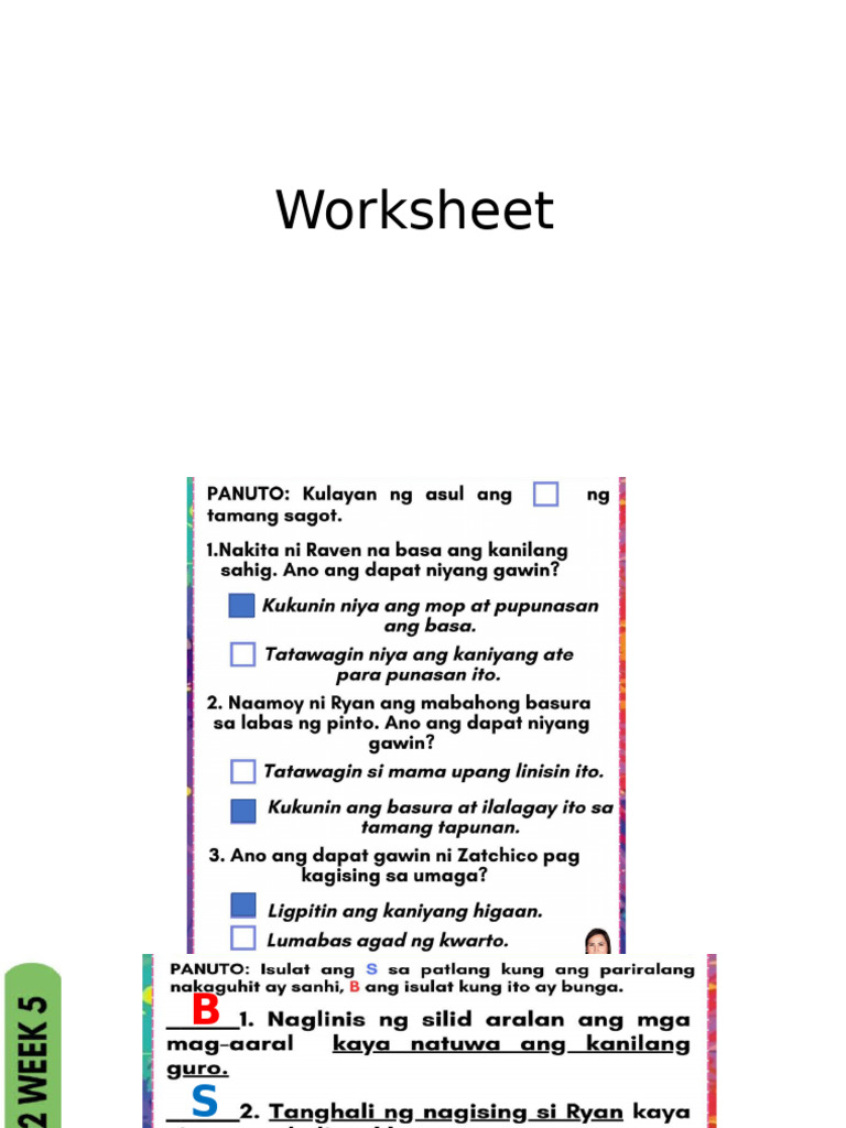Worksheet | PDF