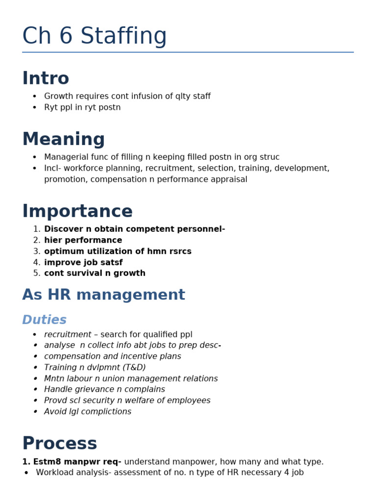 Staffing Strategies for Organizational Growth | PDF | Employment ...