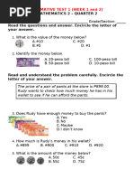 Grade 2 Math Activity Sheets Week 2 | PDF | Copyright