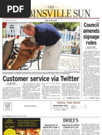 Council Amends Signage Rules: Customer Service Via Twitter