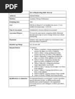 BOT-3 Fine Motor Proficiency Overview | PDF | Cognitive Science ...