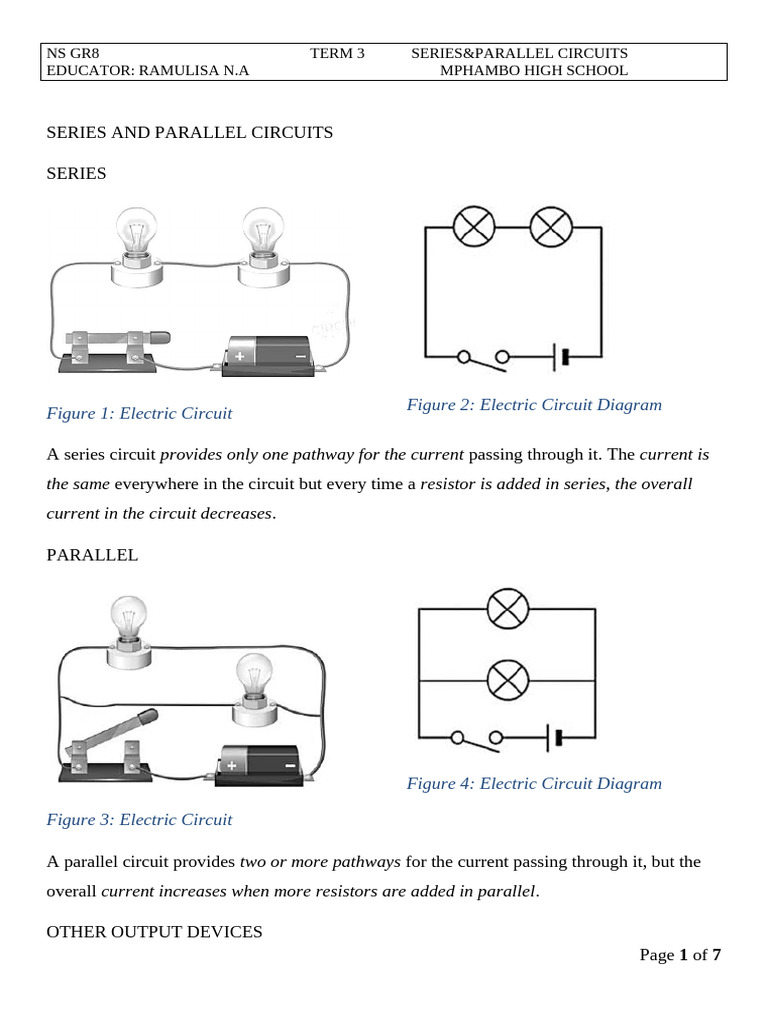 Series and Parallel Circuits Explained | PDF | Series And Parallel ...