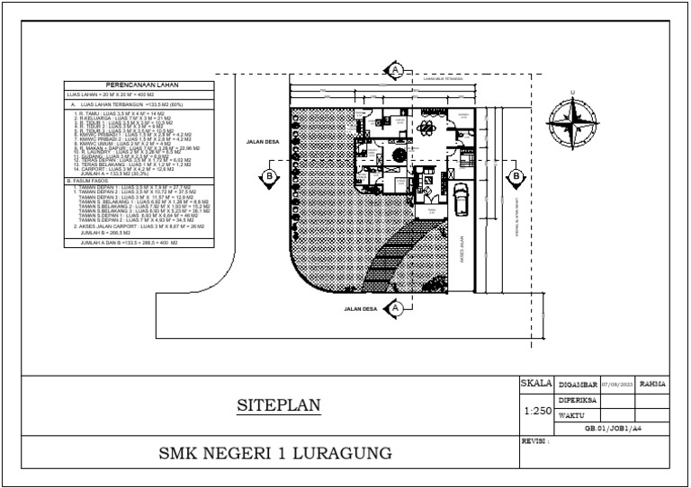 Siteplan SMK Negeri 1 Luragung | PDF