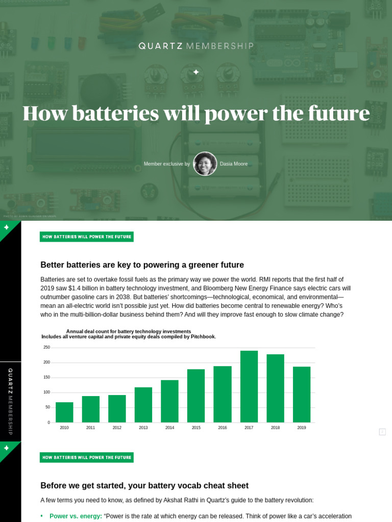 The Future of Battery Technology Explained | PDF | Electric Car ...