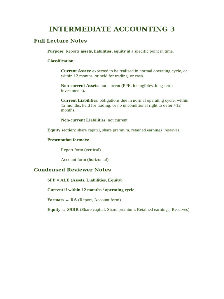 Ia3 Lecture Notes 3 | PDF