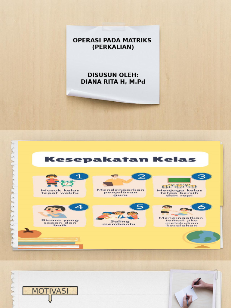 Perkalian Matriks | PDF
