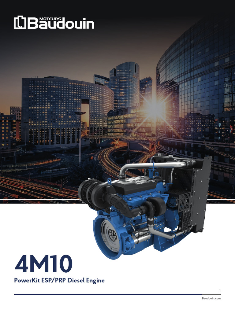 MB 4M10 Spec Sheet RevH | PDF | Diesel Engine | Engines