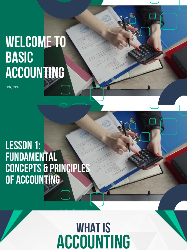 Fundamental Accounting Concepts Overview | PDF | Partnership | Sole ...