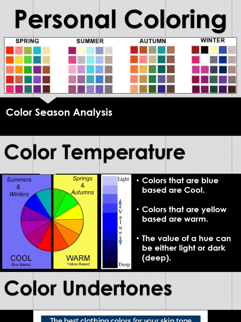 Fashion-Personal Coloring Analysis | PDF | Color | Graphic Design