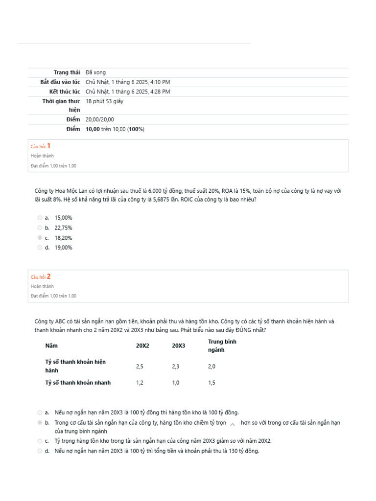 Review Quiz 3 - QTTC | PDF