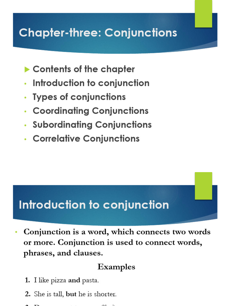 Understanding Types of Conjunctions | PDF | Semantic Units | Language ...