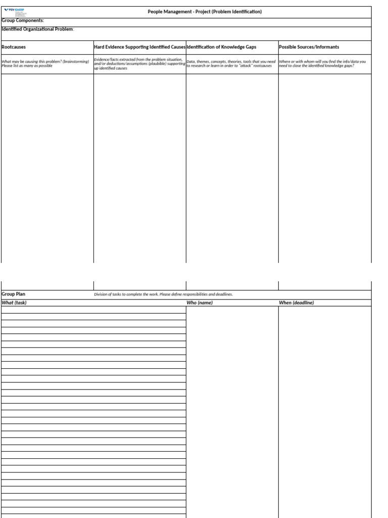 People Management Problem Analysis Guide | PDF