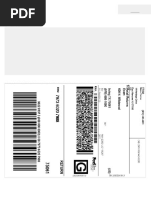 Puma Return Shipping Label