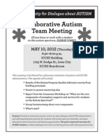 Collaborative Autism Team Meeting