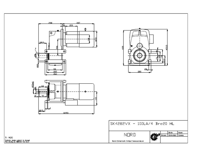MB Sk4282vx 100la4bre20hl Model | PDF