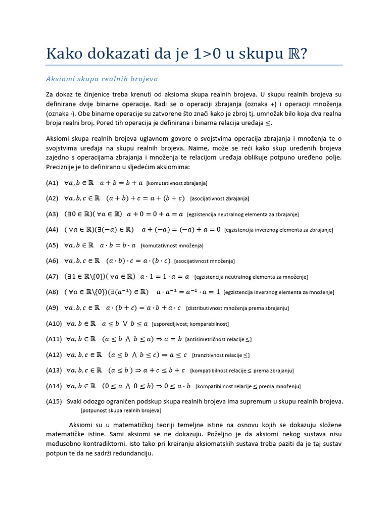 1 Veci Od 0 | PDF