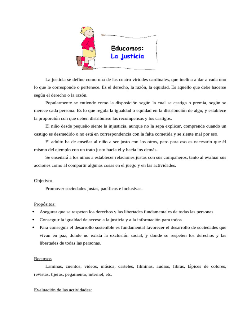 Promoviendo la Justicia en Niños | PDF | Justicia | Crimen y violencia