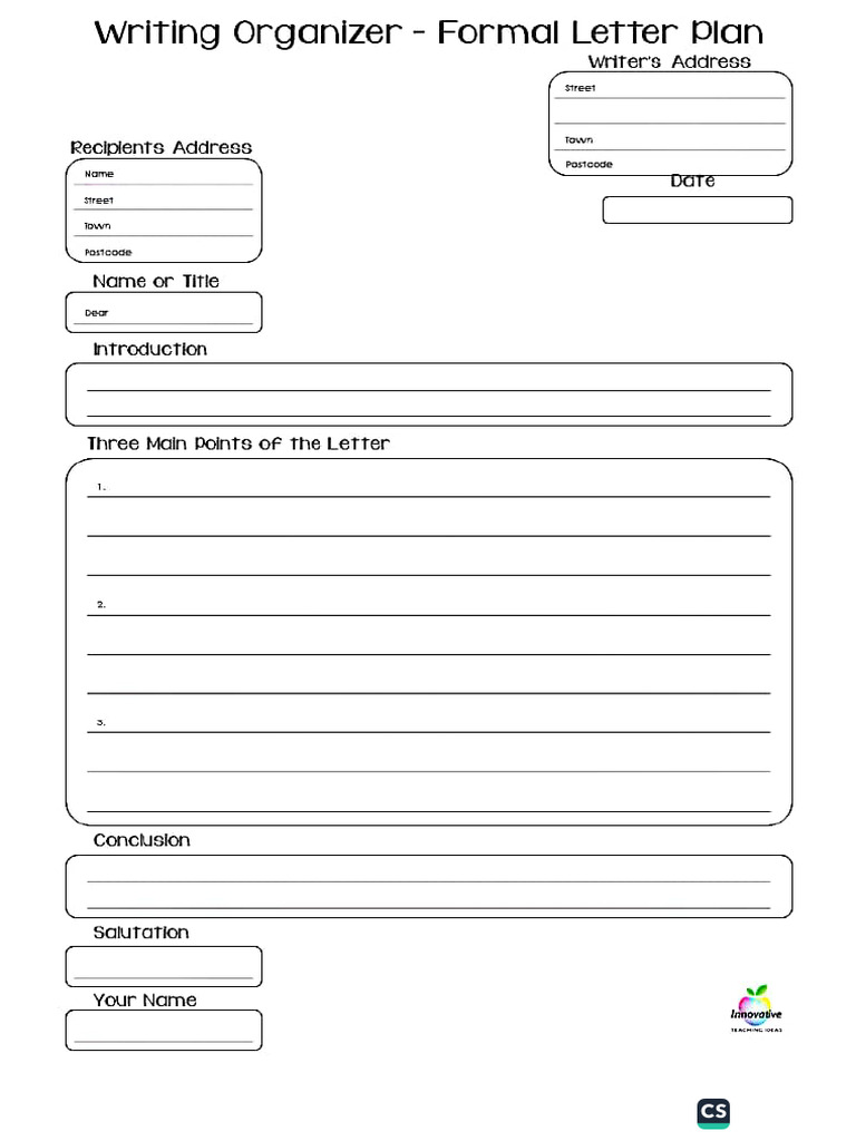 Writing A Letter | PDF