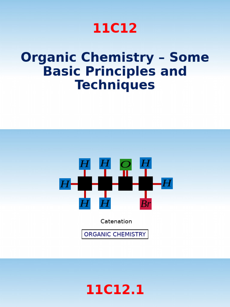 Organic Chemistry - Some Basic Principles and Techniques | PDF | Alkane ...