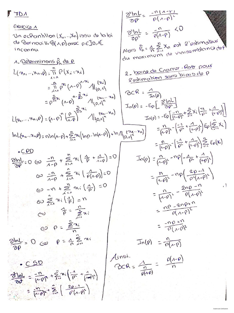 Correction TD Statinf | PDF