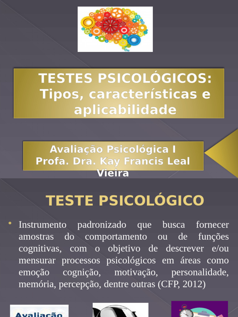 Testes Psicológicos | PDF | Psicologia | Testes psicológicos