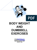 Body Weight and Dumbbell Exercises