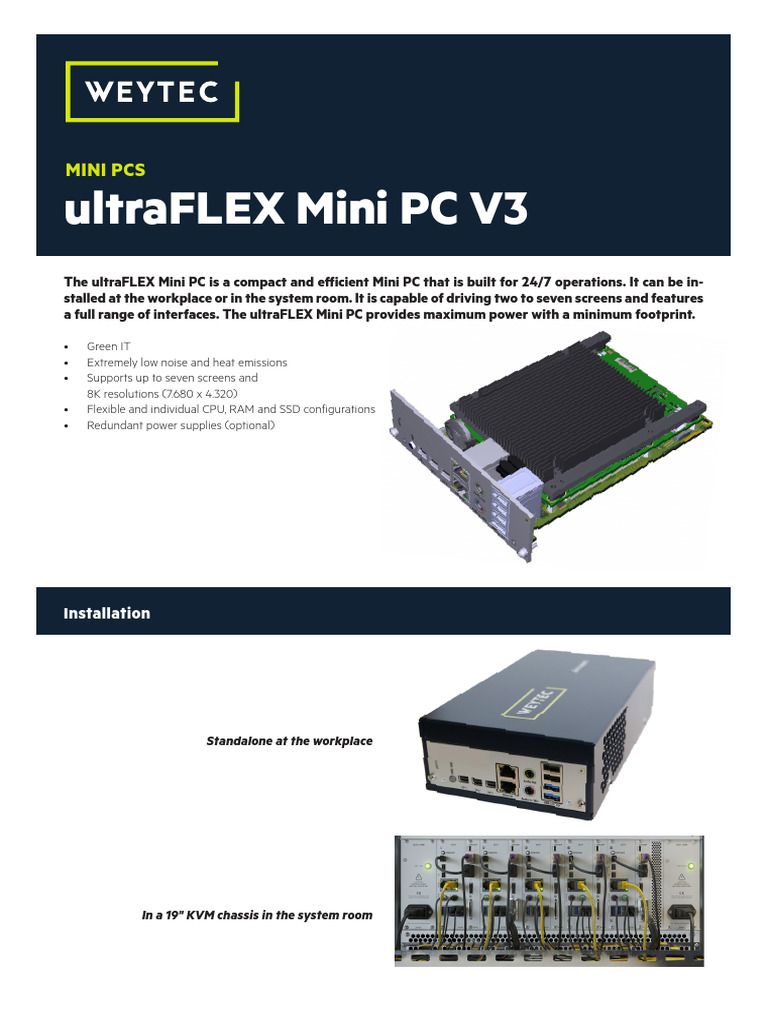 ultraFLEX Mini PC Installation Guide | PDF
