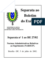 Normas administrativas de suprimento do Exército Brasileiro (NARSUP