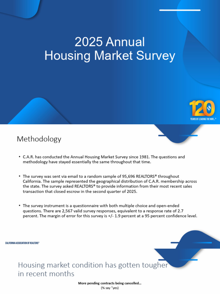2025 California Housing Market Insights | PDF | White Americans | Down ...