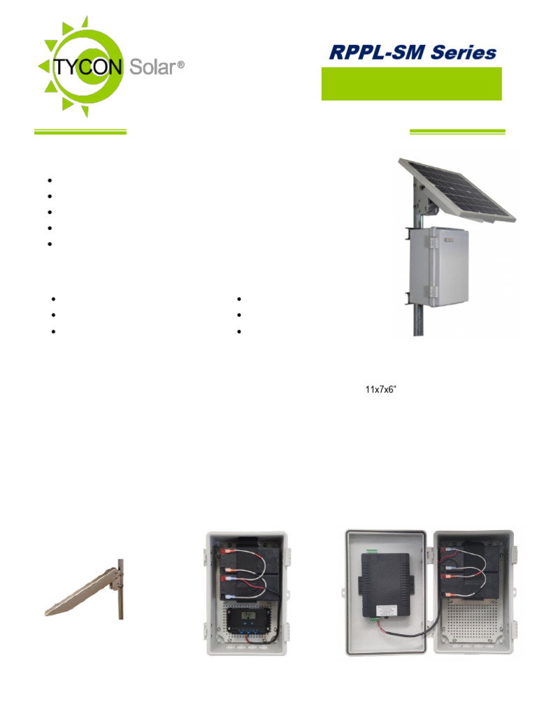 Outdoor Remote Power Systems Overview | PDF | Photovoltaic System ...