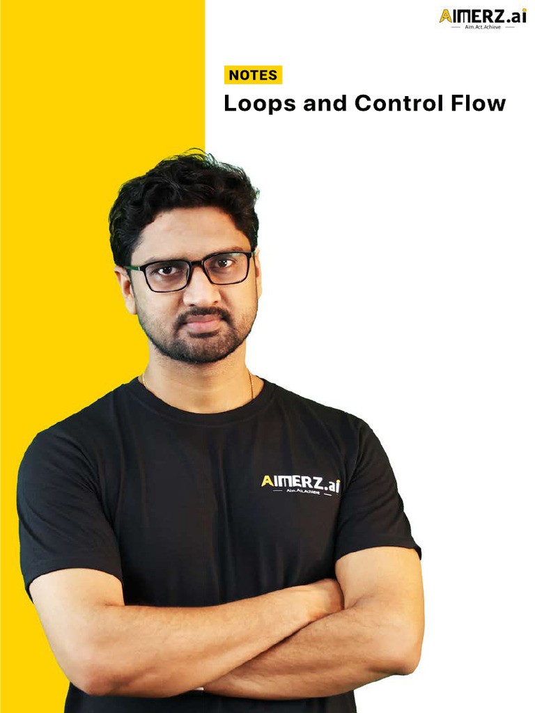 3490190-Loops and Control Flow Notes | PDF | Control Flow | Php
