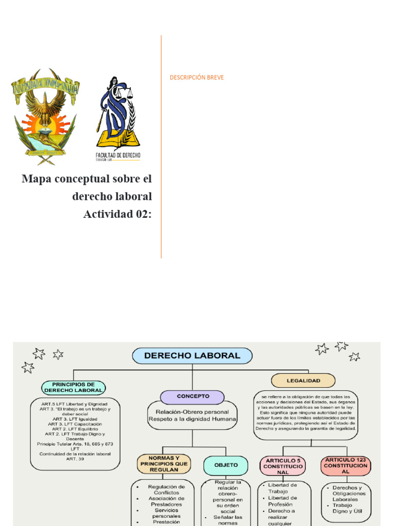 Mapa Conceptual de Derecho Laboral | PDF