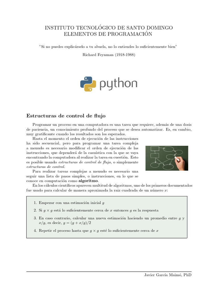 Estructuras de Control en Programación | PDF | Lenguaje de programación ...