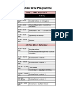 Oration 2012 Program Details