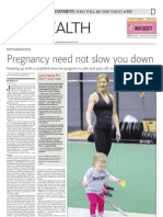 Vancouver Sun - May 7 2012 - Pregnancy Need Not Slow You Down