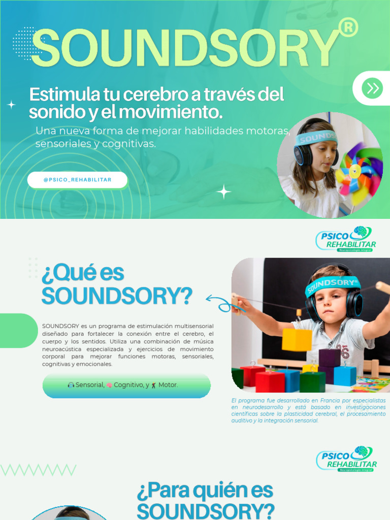 Programa Soundsory para Habilidades Motoras | PDF | Desorden ...