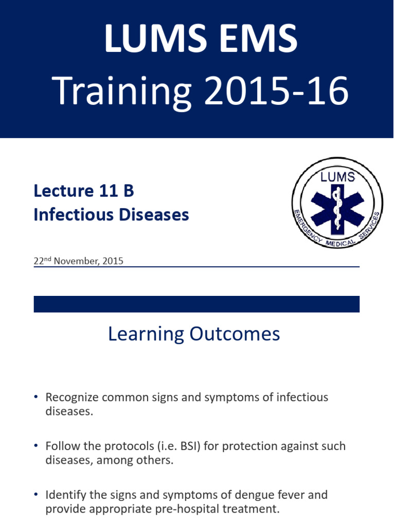 Lecture+11B Infectious+Diseases | PDF | Infection | Influenza