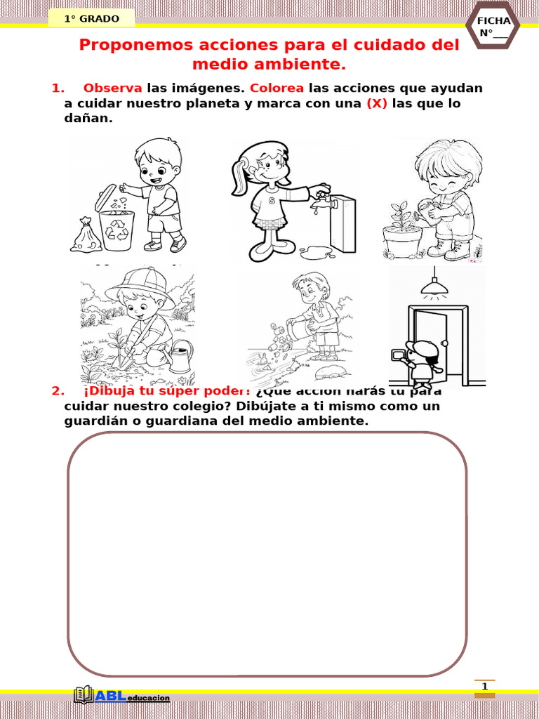 Acciones para Cuidar el Medio Ambiente | PDF