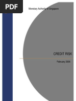 Credit Risk: Monetary Authority of Singapore