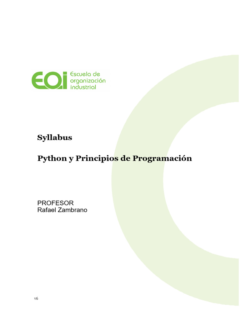 Curso de Python para Ingeniería de Datos | PDF | Python (lenguaje de ...