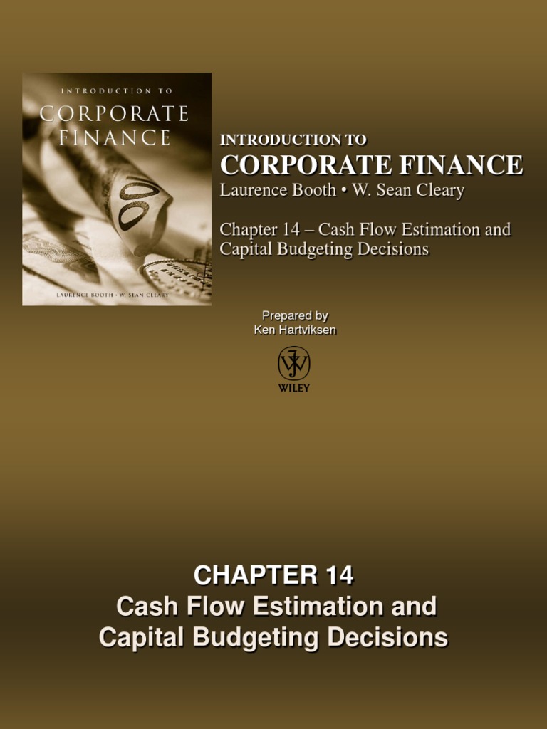 Chapter 14 - Cash Flow Estimation and Capital Budgeting Decisions | PDF ...